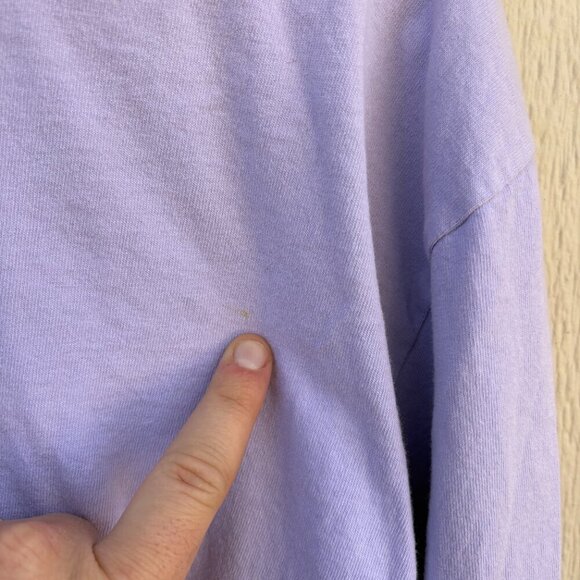 Hikerdelic Long Sleeve T-Shirt Lavender Men's Large Outdoor Gorpcore USA Hippie - Picture 5 of 8